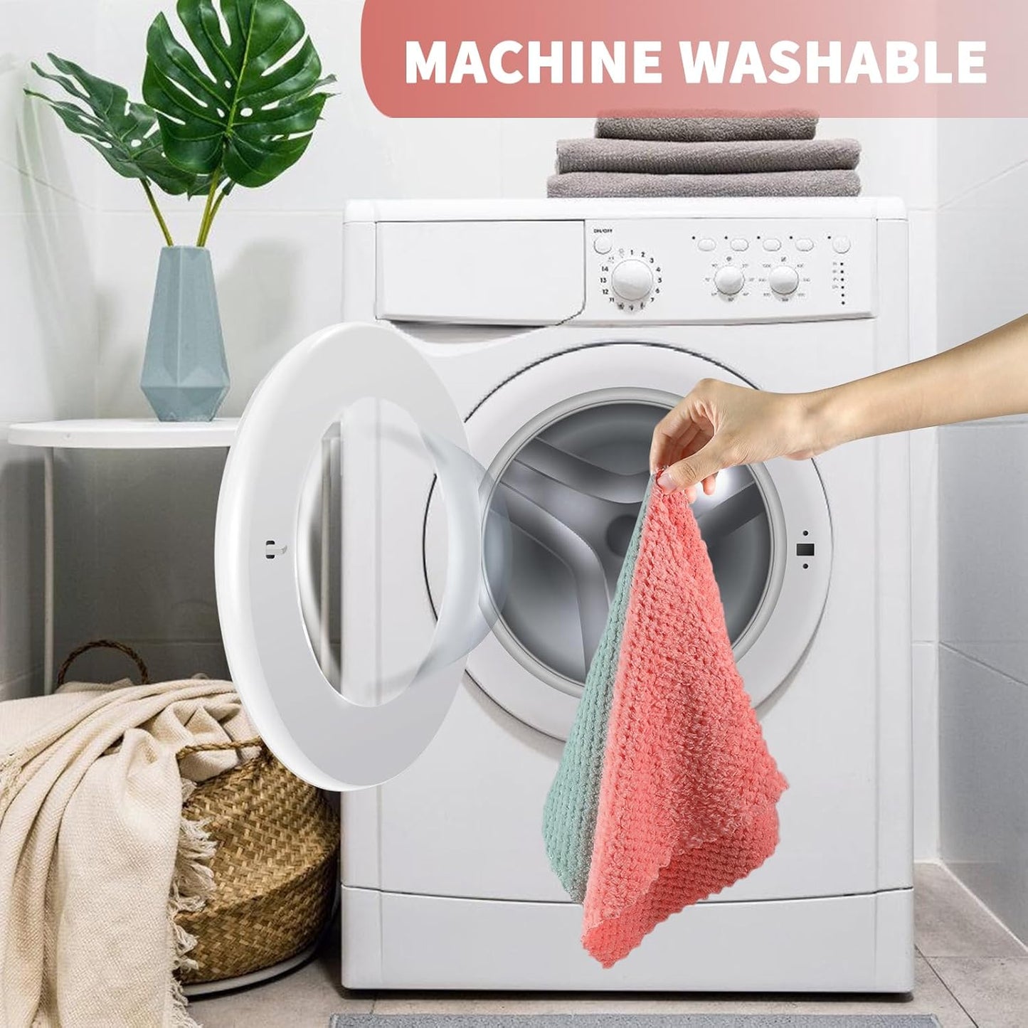 120-Pack Microfiber Cleaning Cloths - Highly Absorbent, Lint-Free, Multi-Use Rags for Effective Dust Removal in Home, Kitchen, and Automotive Care