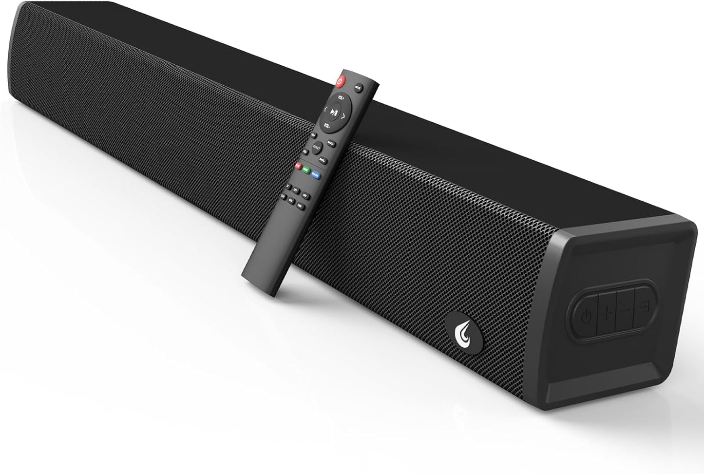 24-Inch Bluetooth Sound Bar for TV with Surround Sound System and Multiple Connectivity Options (Arc, Optical, USB, Aux)