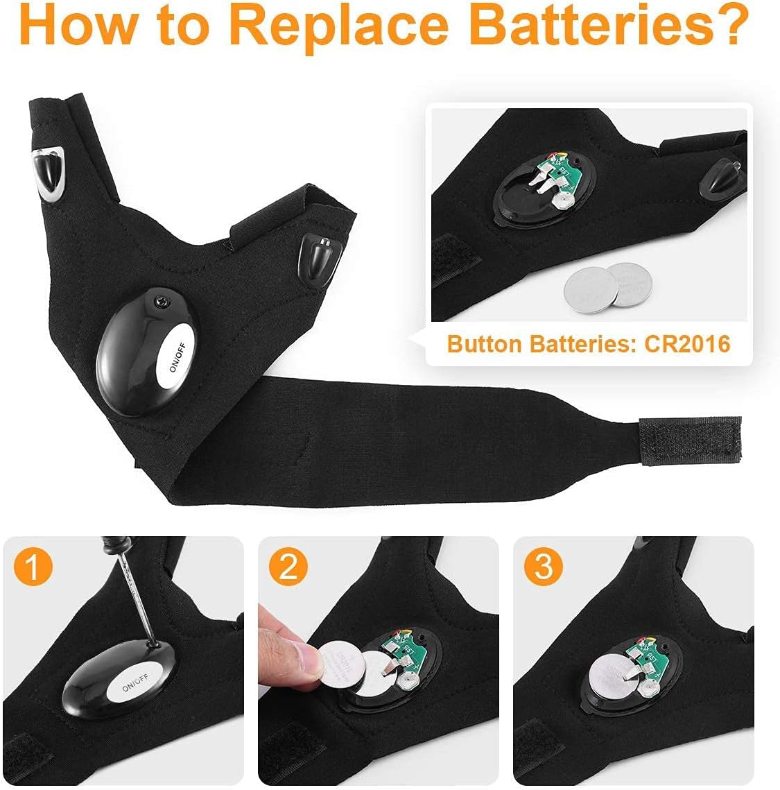 LED Flashlight Gloves - Hands-Free Finger Lights, Ideal Gifts for Men, Dads, and Husbands for Birthdays and Father's Day