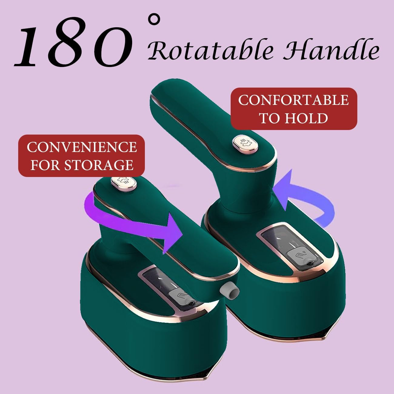 Portable Mini Handheld Travel Steamer for Clothes - Compact Garment Iron for Travel and Dorm Essentials
