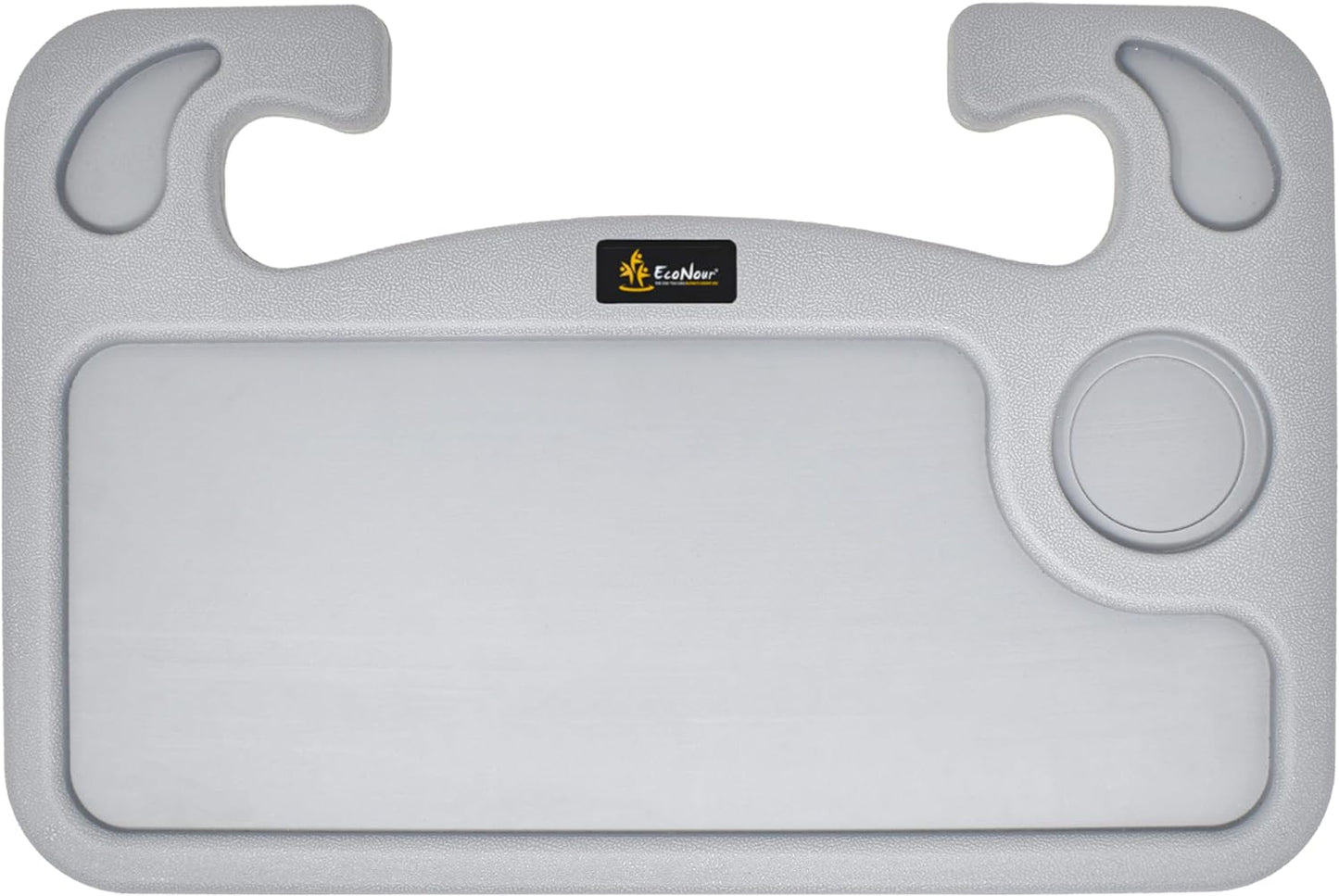 2-in-1 Car Steering Wheel Desk and Tray | Laptop Mount with Pen Holder | Food and Drink Tray for Travel | Versatile Car Accessories