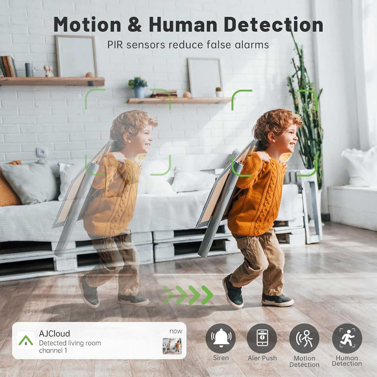 2K Indoor Security Camera with 5G & 2.4G Wi-Fi - 360° Home Surveillance System, Pet Monitor, Baby Monitor, Motion Sensor, Night Vision