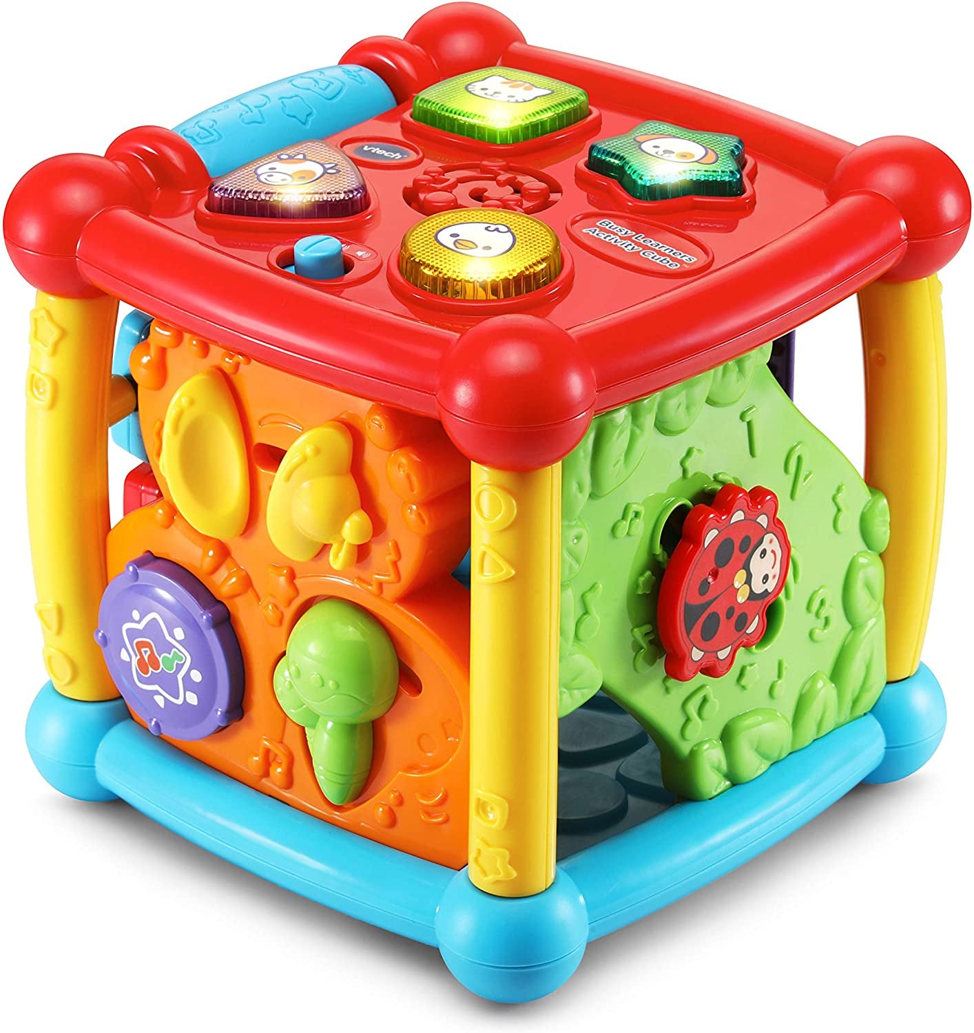Busy Learners Activity Cube - English Version (Retail Packaging), Red