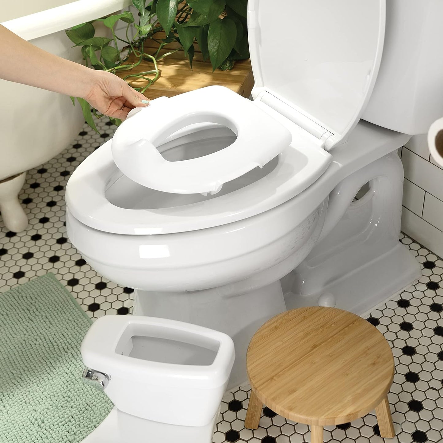 Summer My Size Potty Pro (White) – Realistic Potty Training Toilet with Easy Clean Design and Authentic Flushing Sound