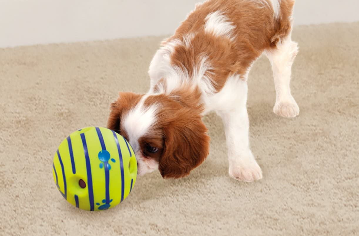 Interactive Dog Toy Ball - Giggle Sounds - Engaging Play for Pets, Not a Chew Toy