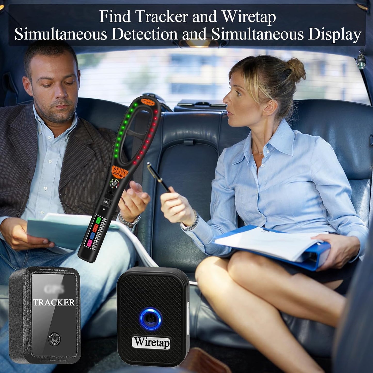 Professional Camera and Listening Device Detector for Cars, Hotels, and Meetings