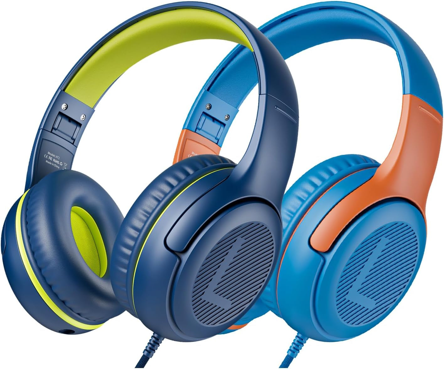 Kids Headphones with Cord - Comfortable and Durable Design for School and Work, Perfect Gift for Children