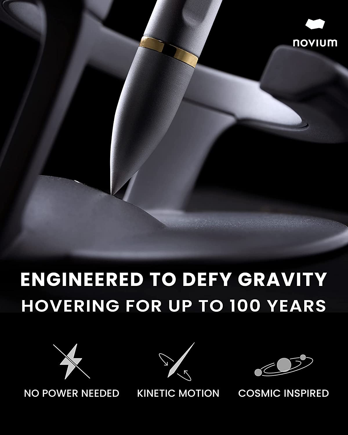 Executive Pen Crafted from Aerospace Alloys, Innovative Design, Free-Spinning Mechanism