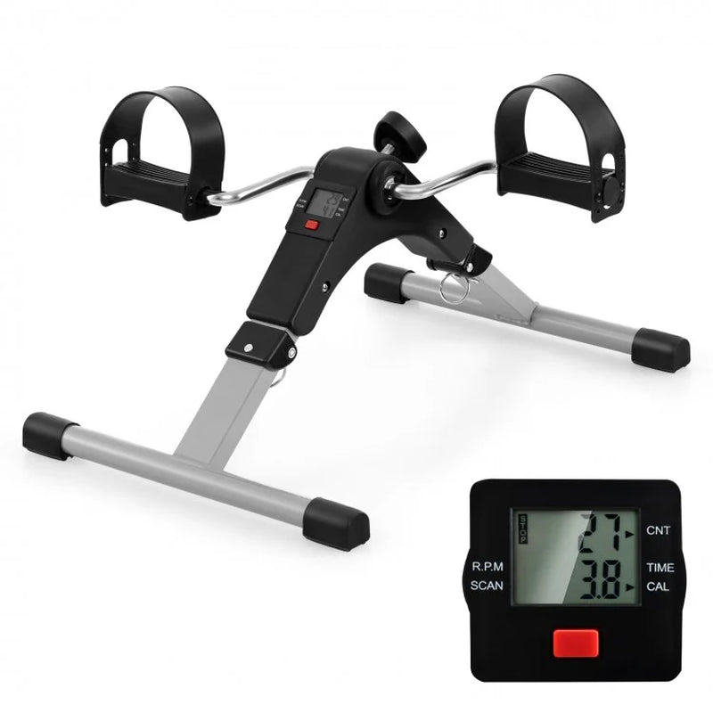 Under-Desk Pedal Exerciser with LCD Display for Comprehensive Leg and Arm Workouts