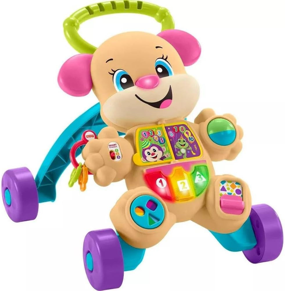 Infant Learning Walker - Music, Lights, Activities - Laugh & Learn Smart Stages by Sis for Ages 6+ Months