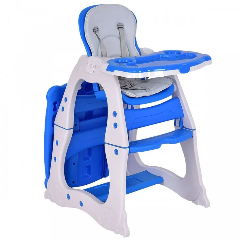 3-in-1 Infant Table and Chair Set with High Chair Functionality