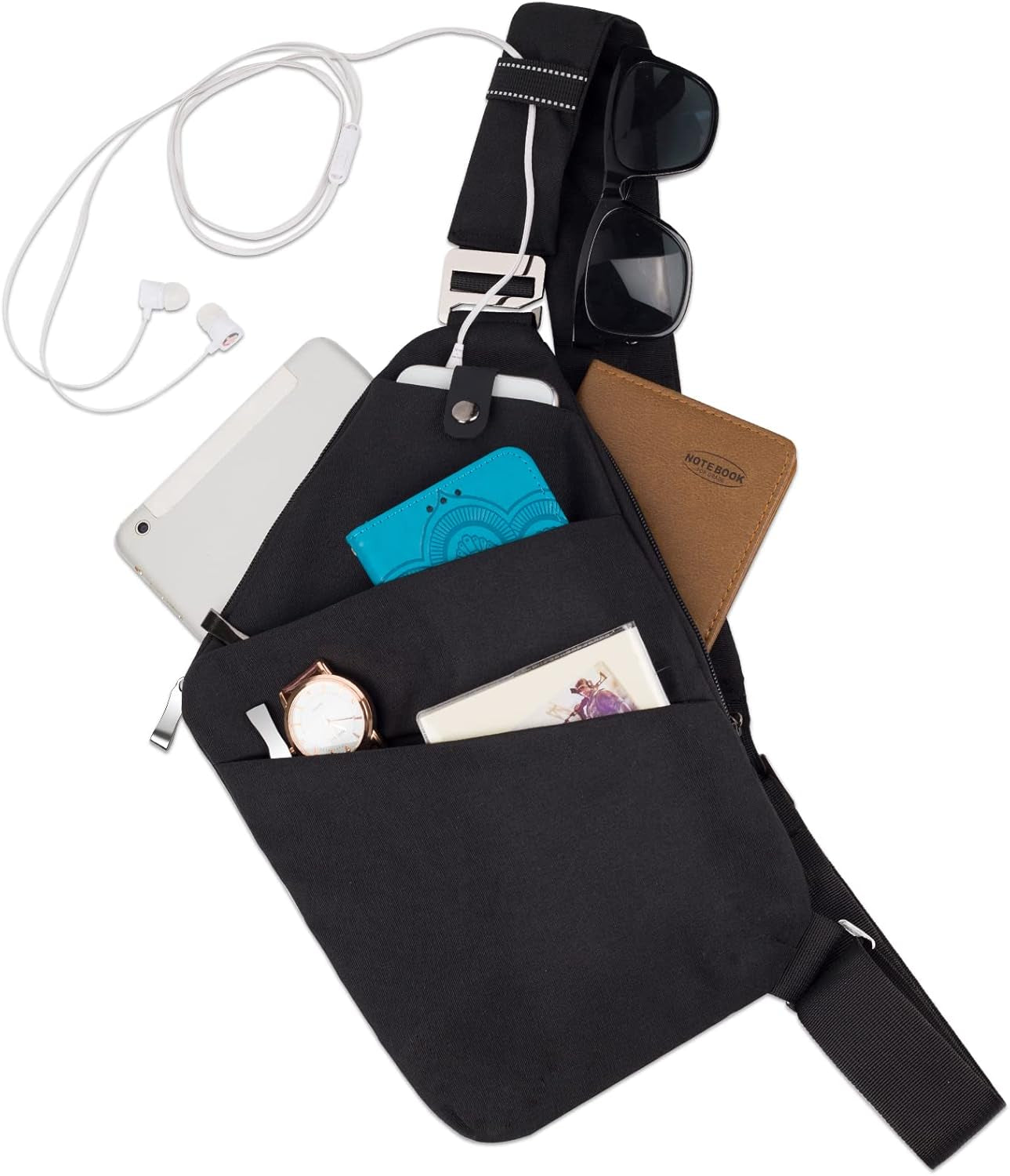 Anti-Theft Crossbody Sling Bag for Men and Women