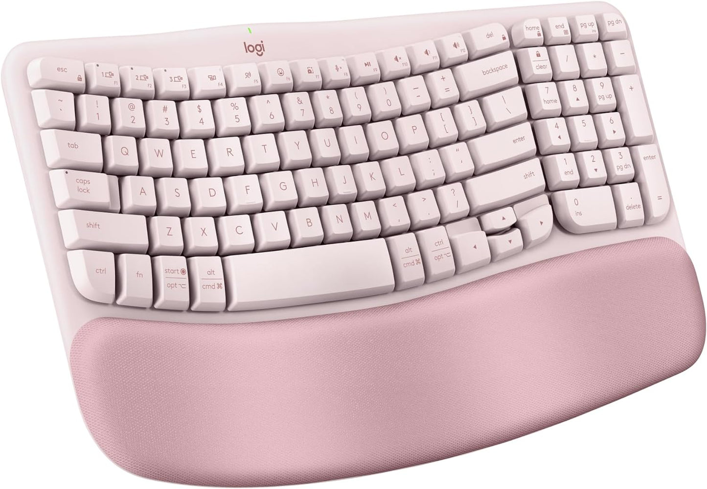 Wireless Ergonomic Keyboard and M550 L Wireless Mouse Combo - Bluetooth and Logi Bolt Compatible, Multi-OS Support