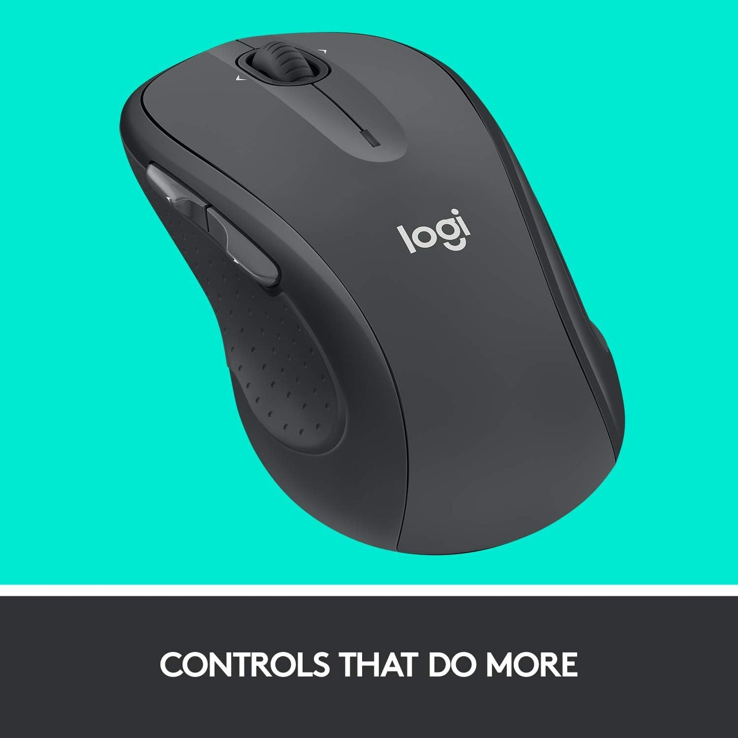 Wireless Computer Mouse with USB Unifying Receiver - Graphite Finish