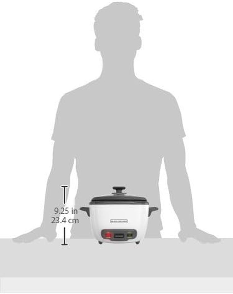2-in-1 Rice Cooker and Food Steamer, 16-Cup Capacity (7-Cup Uncooked), White, Model RC516C