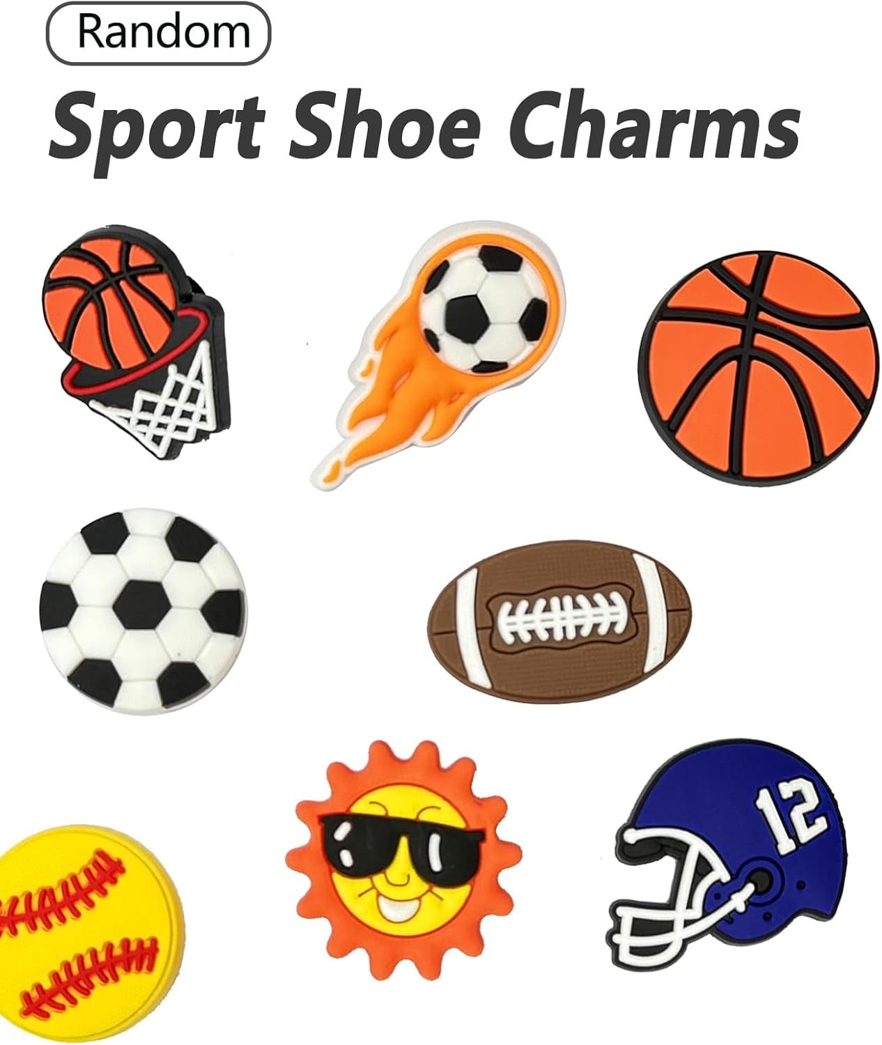Assorted PVC Charms Set - 30 Packs of 150 and 1000 Pieces for Boys, Teens, and Adults - Ideal for Birthday Gifts and Party Favors