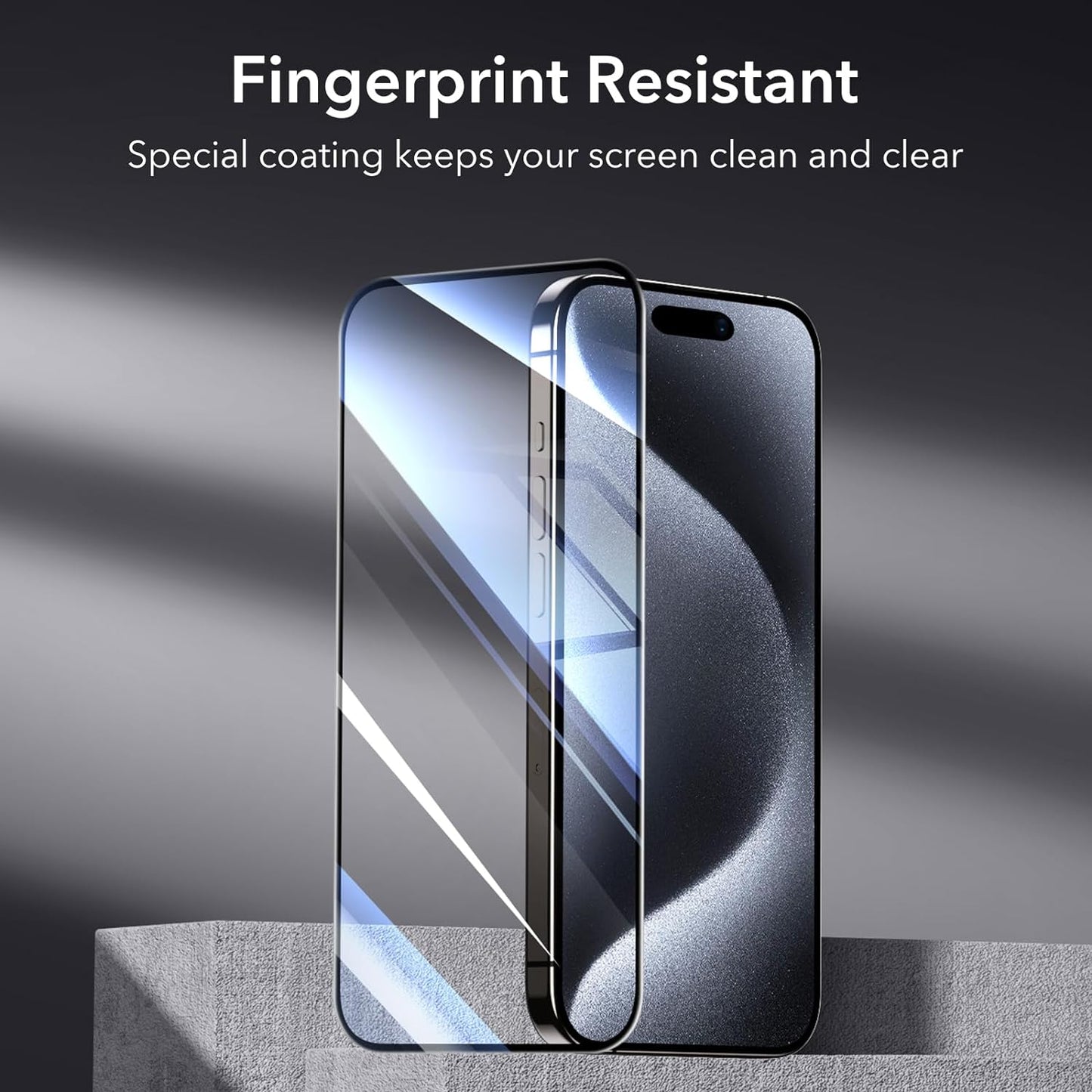 Screen Protector Set, 3 Tempered-Glass Screen Protectors and 1 Set Individual Lens Protectors, 2.5D Curved Edges, Scratch Resistant
