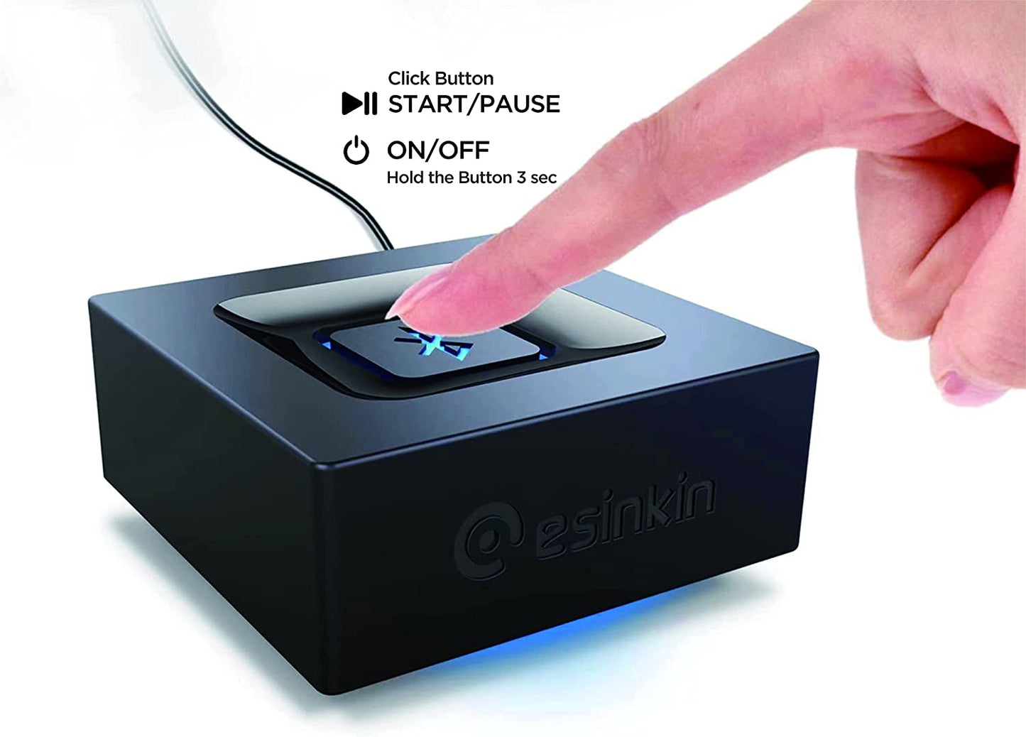 Bluetooth Audio Adapter for Wireless Music Streaming, Compatible with Smartphones and Tablets, Bluetooth Receiver for Speakers