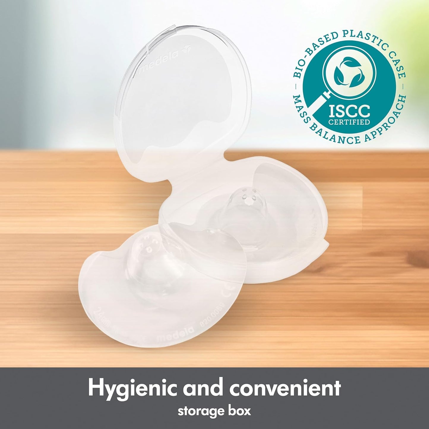 Contact Nipple Shield for Breastfeeding - 24mm, Latch Difficulties, Flat/Inverted Nipples, 2 Count - Carrying Case