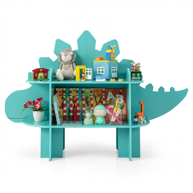 Children's Bookcase and Toy Storage Organizer with Open Shelves