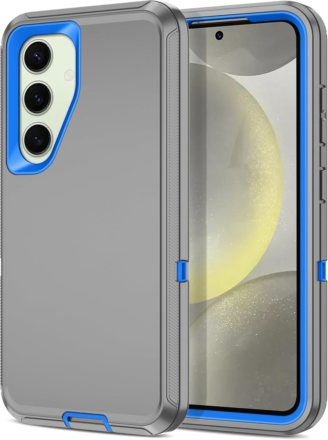 Rugged Heavy-Duty 3-Layer Full Body Case for Samsung Galaxy S23/S24 FE Plus Ultra - Shockproof and Dust Resistant