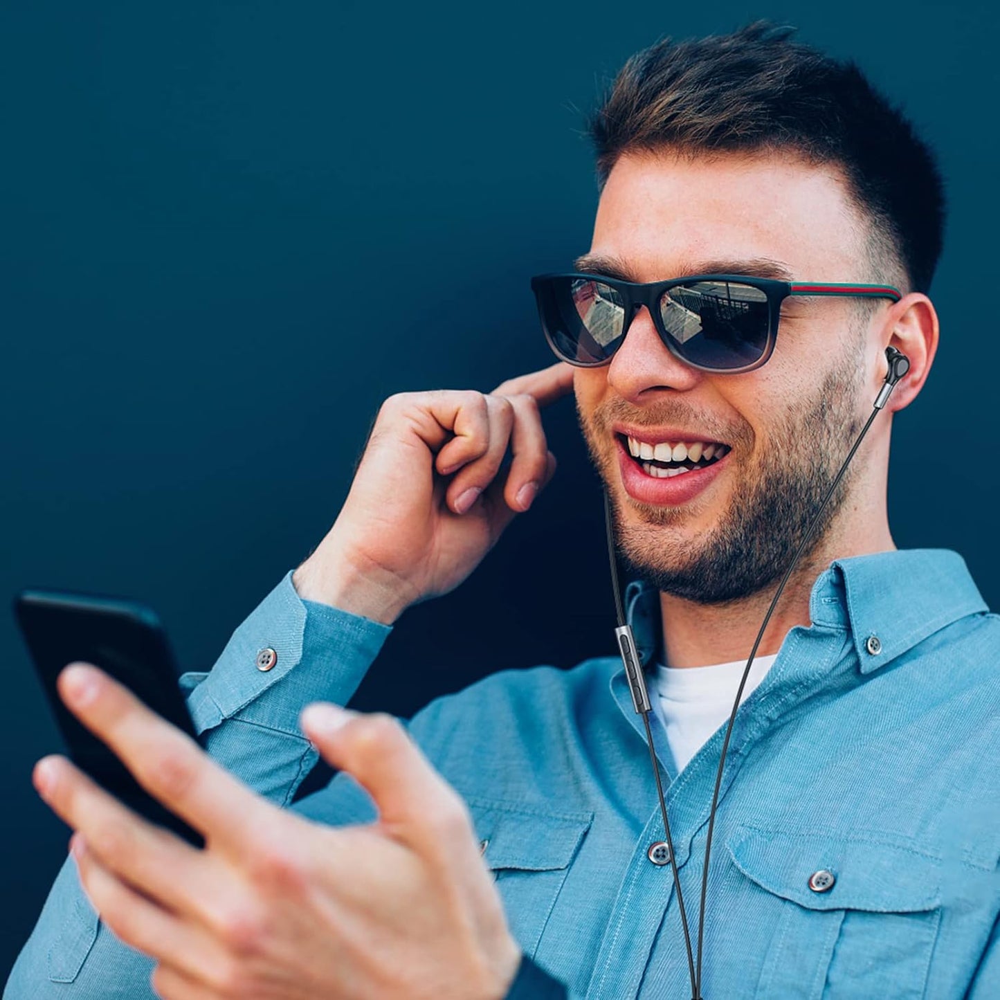 USB-C Headphones In-Ear Wired Earbuds with Microphone
