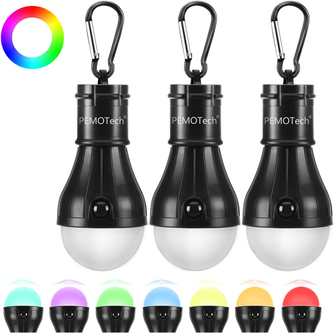 5-Pack LED Camping Lanterns with 4 Lighting Modes, Waterproof and Portable Battery-Operated Emergency Lights for Outdoor Activities