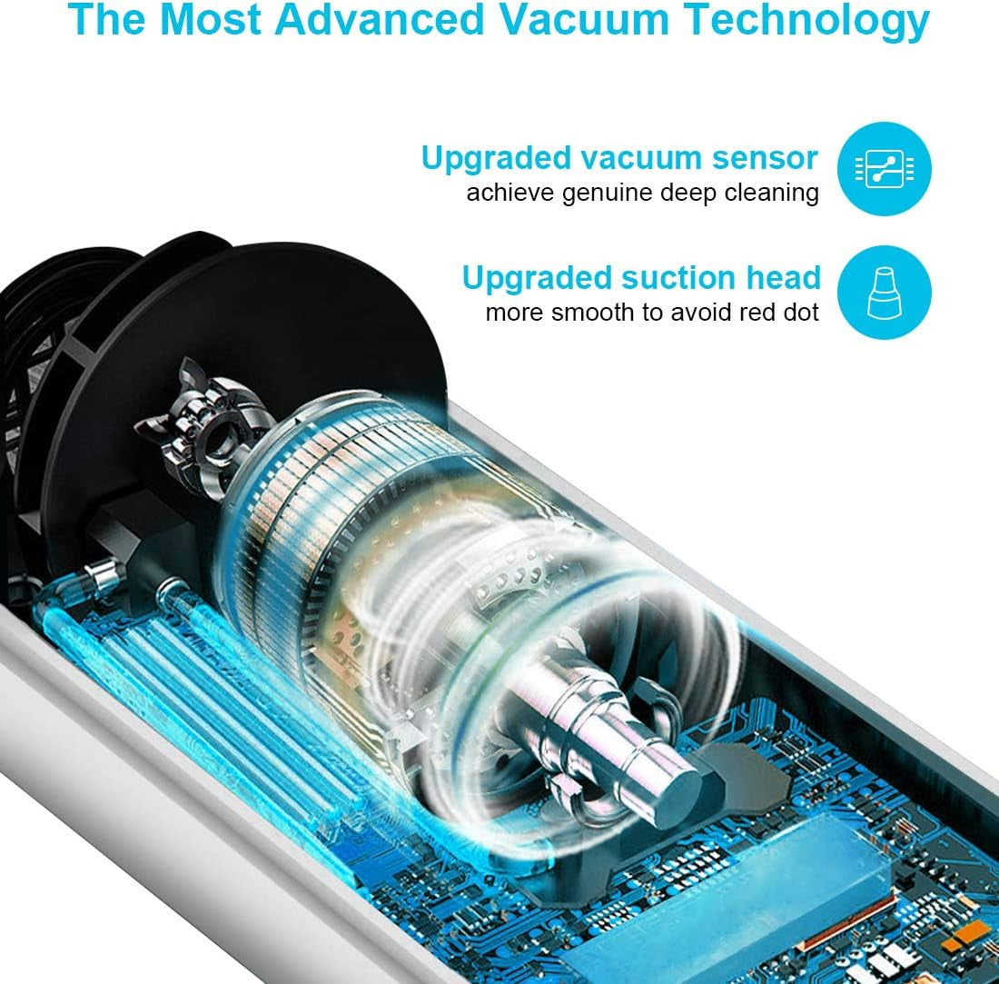 Upgraded Electric Blackhead Remover and Pore Vacuum - 5 Suction Levels, 5 Probes, USB Rechargeable Comedone Extractor Kit for Men and Women