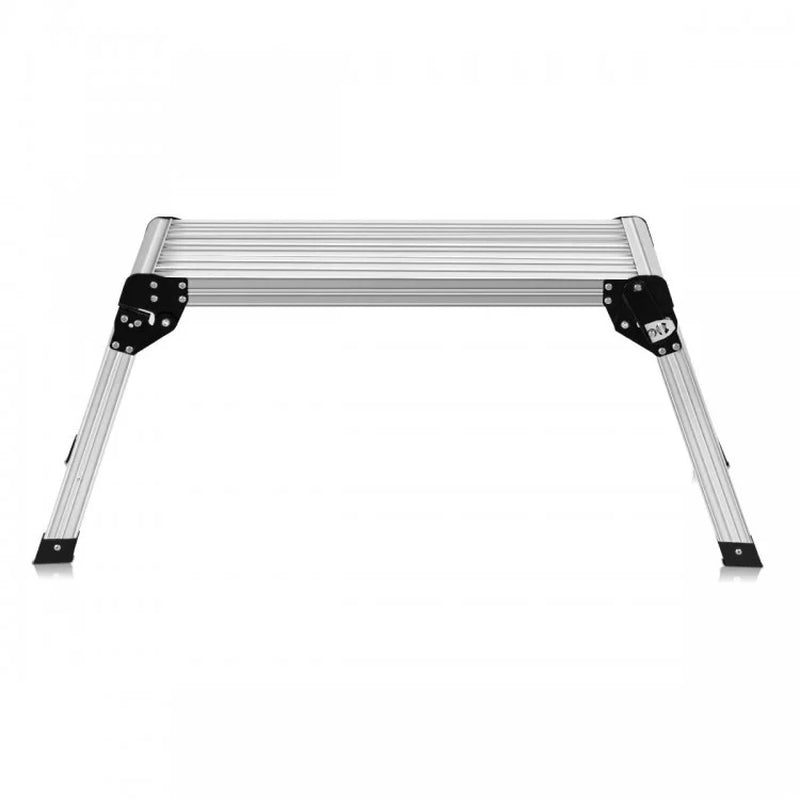Premium Heavy-Duty Aluminum Folding Step Ladder with Portable Design