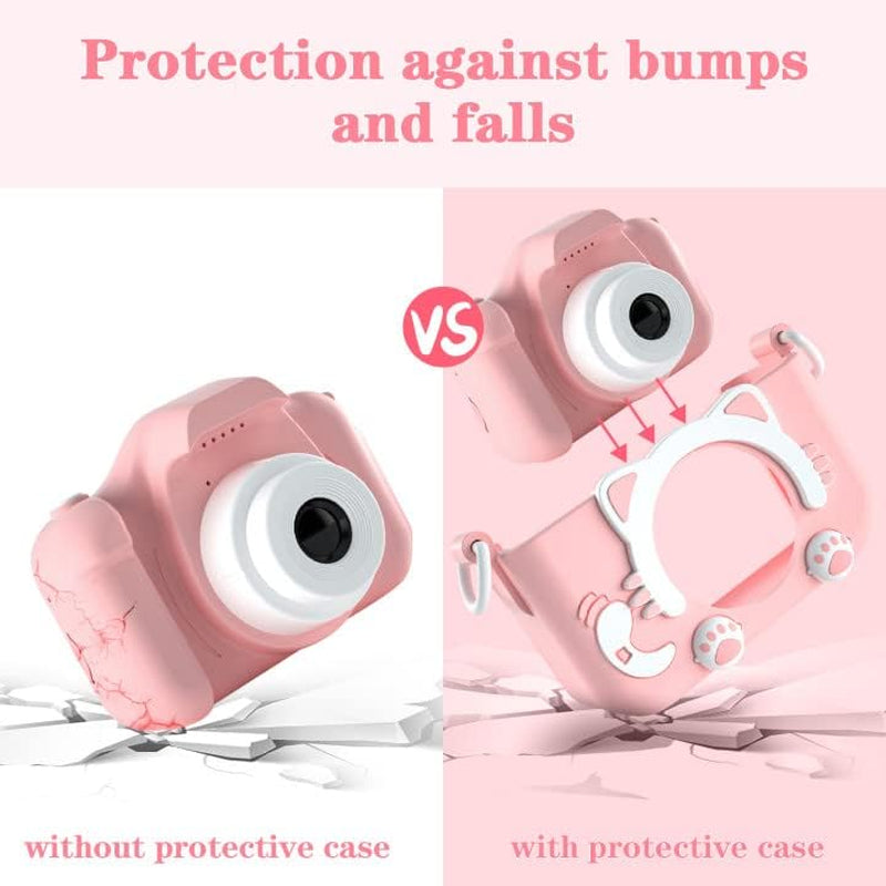 Children's Digital Camera with Video Functionality for Ages 3-12, Includes 32GB TF Card - Ideal Gift for Birthdays and Holidays