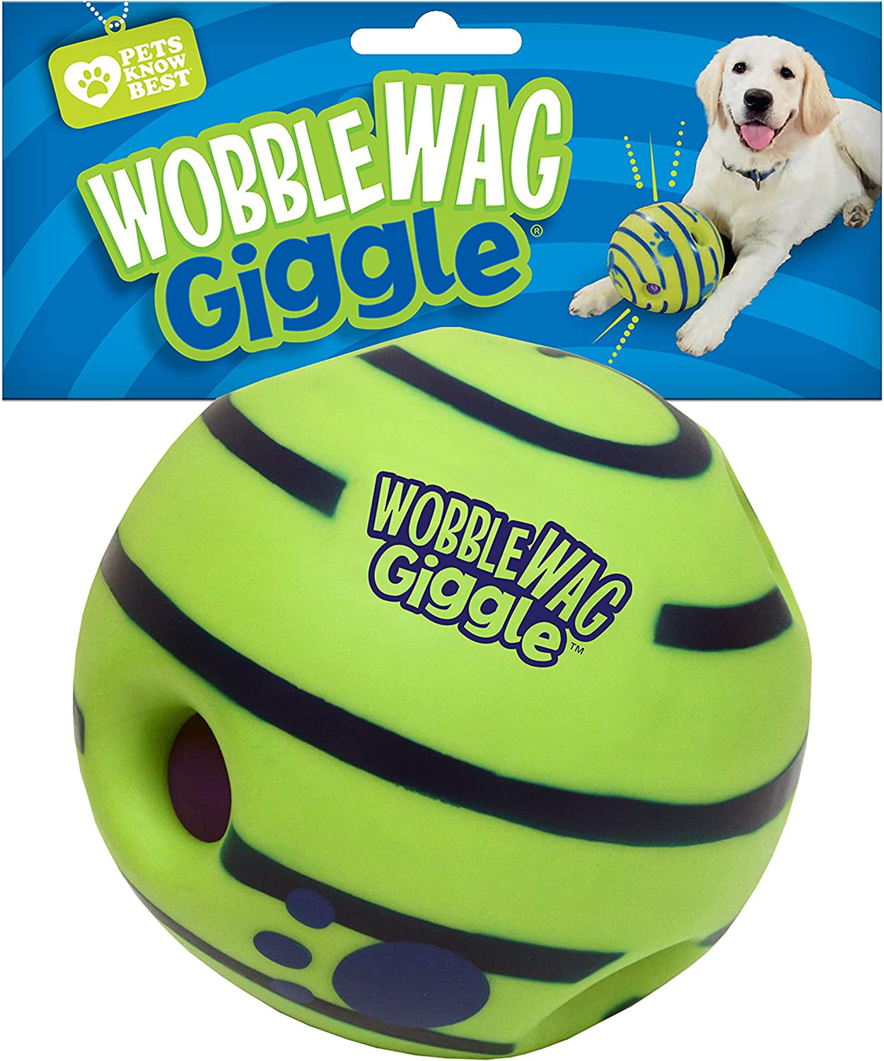Interactive Dog Toy Ball - Giggle Sounds - Engaging Play for Pets, Not a Chew Toy