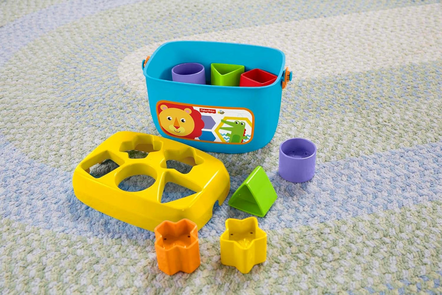 Stacking Toy Set: Baby's First Blocks - 10 Shape Sorting Toys for Infants 6 Months and Older