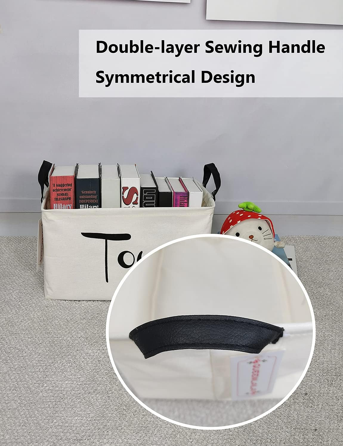 Foldable Laundry Hamper - Storage Bin Organizing Toys, Office Supplies, Baby Items - Versatile Baskets for Nursery