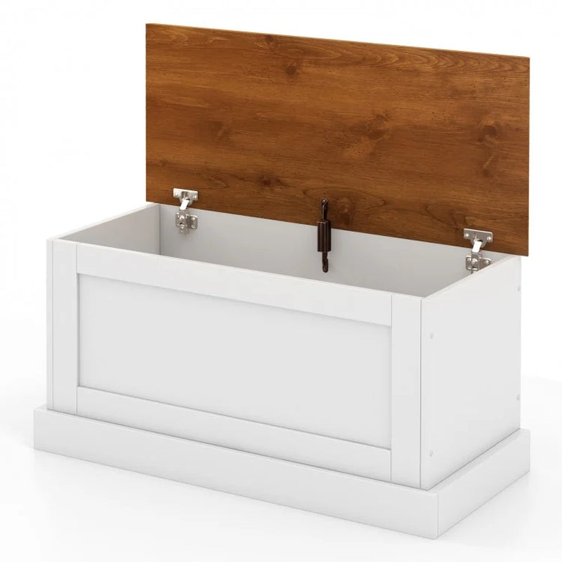 Large Storage Chest Featuring Safety Metal Hinge