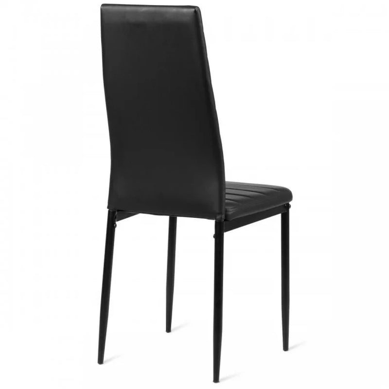 Set of Six High-Back Dining Chairs