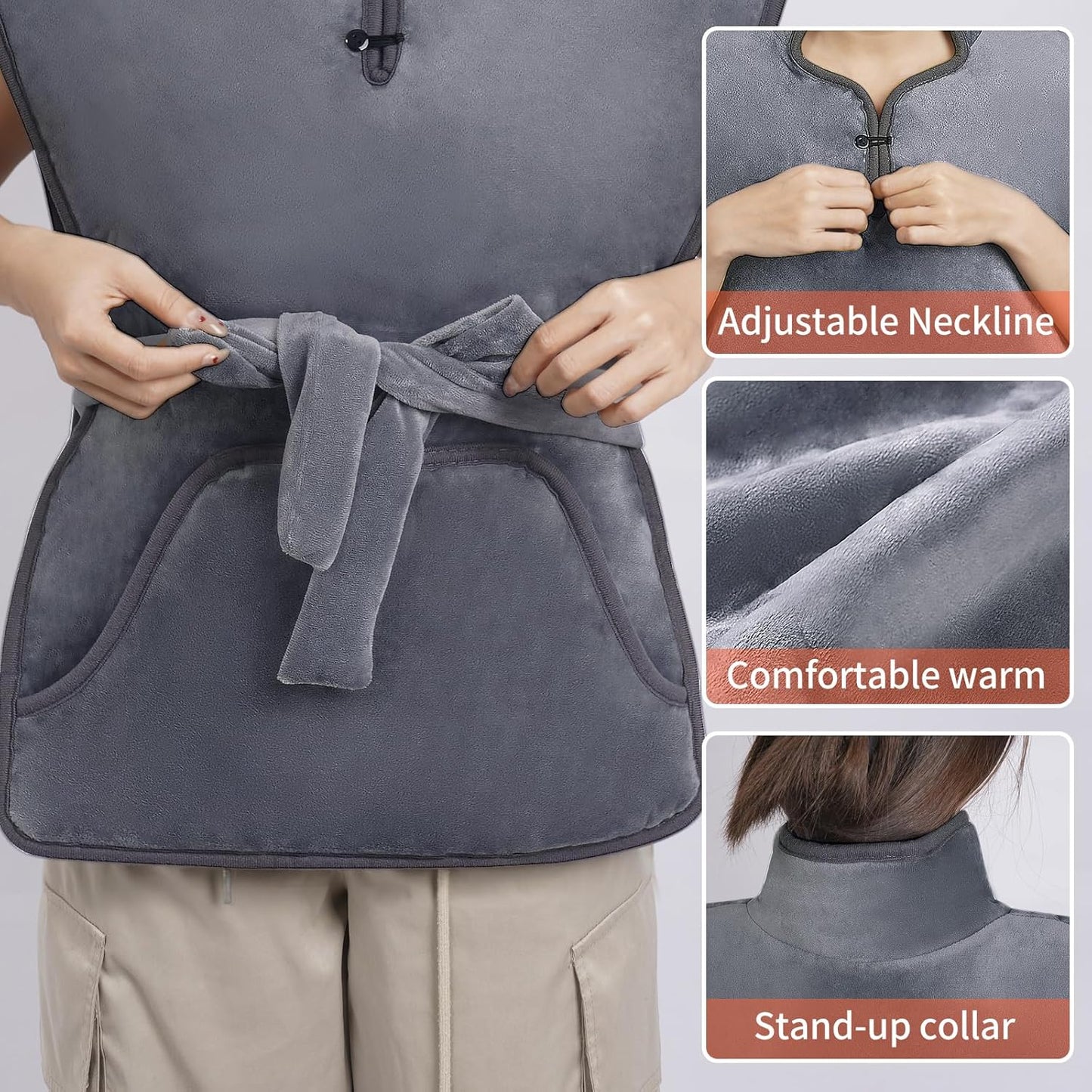 Heating Electric Pads - Back, Neck, Shoulders, Abdomen, 20"X27" Electric Heat Pad,10 Heating Levels, Auto Shut Off