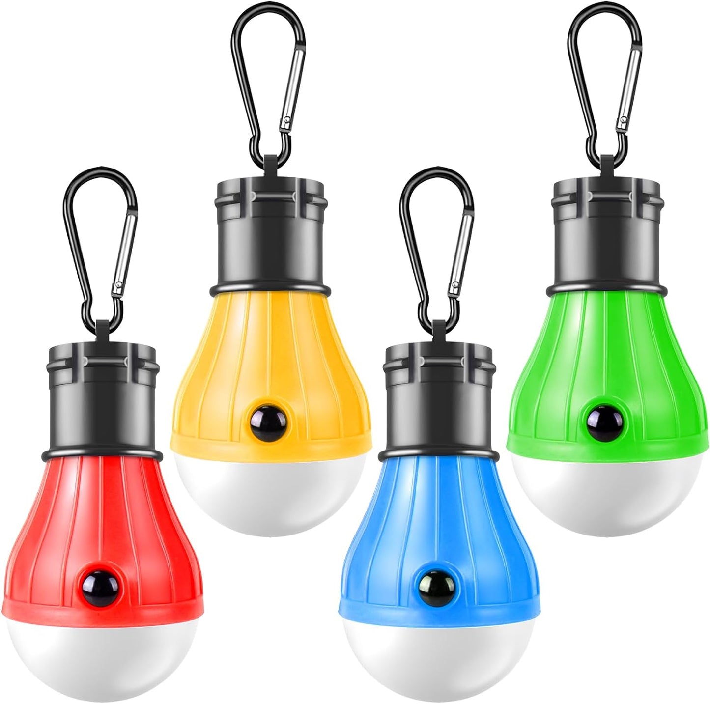 5-Pack LED Camping Lanterns with 4 Lighting Modes, Waterproof and Portable Battery-Operated Emergency Lights for Outdoor Activities