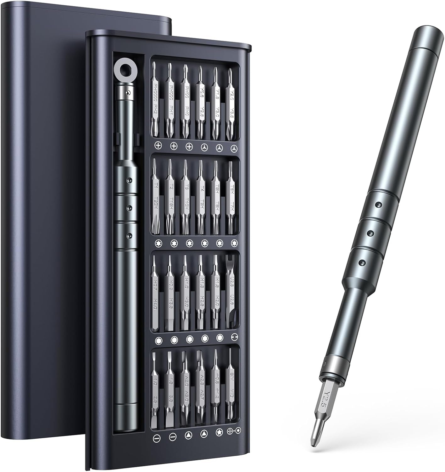 52-Piece Precision Screwdriver Set - Magnetic Mini Repair Tool Kit - Electronics, Eyeglasses, Watches, Ring Doorbells, Laptops, and Gaming Consoles - Ideal Gift for Him
