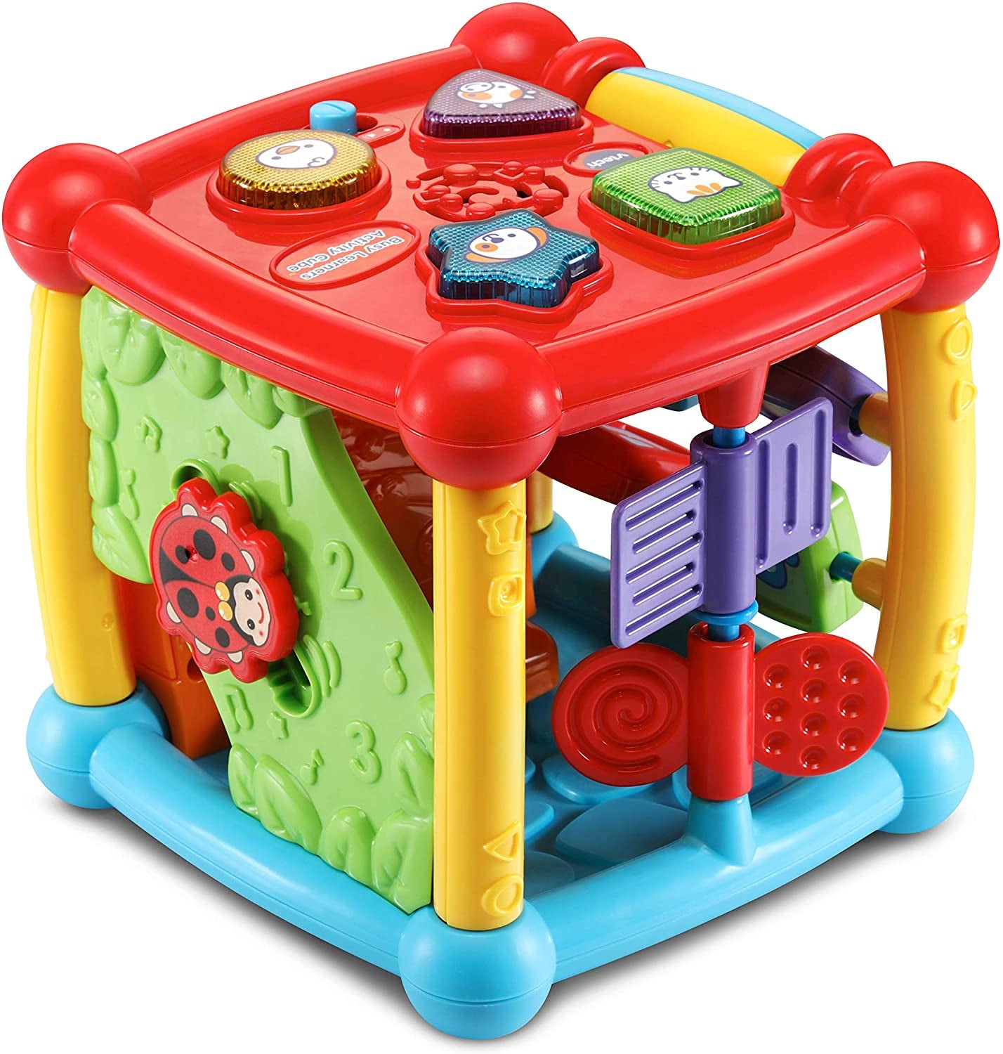 Busy Learners Activity Cube - English Version (Retail Packaging), Red