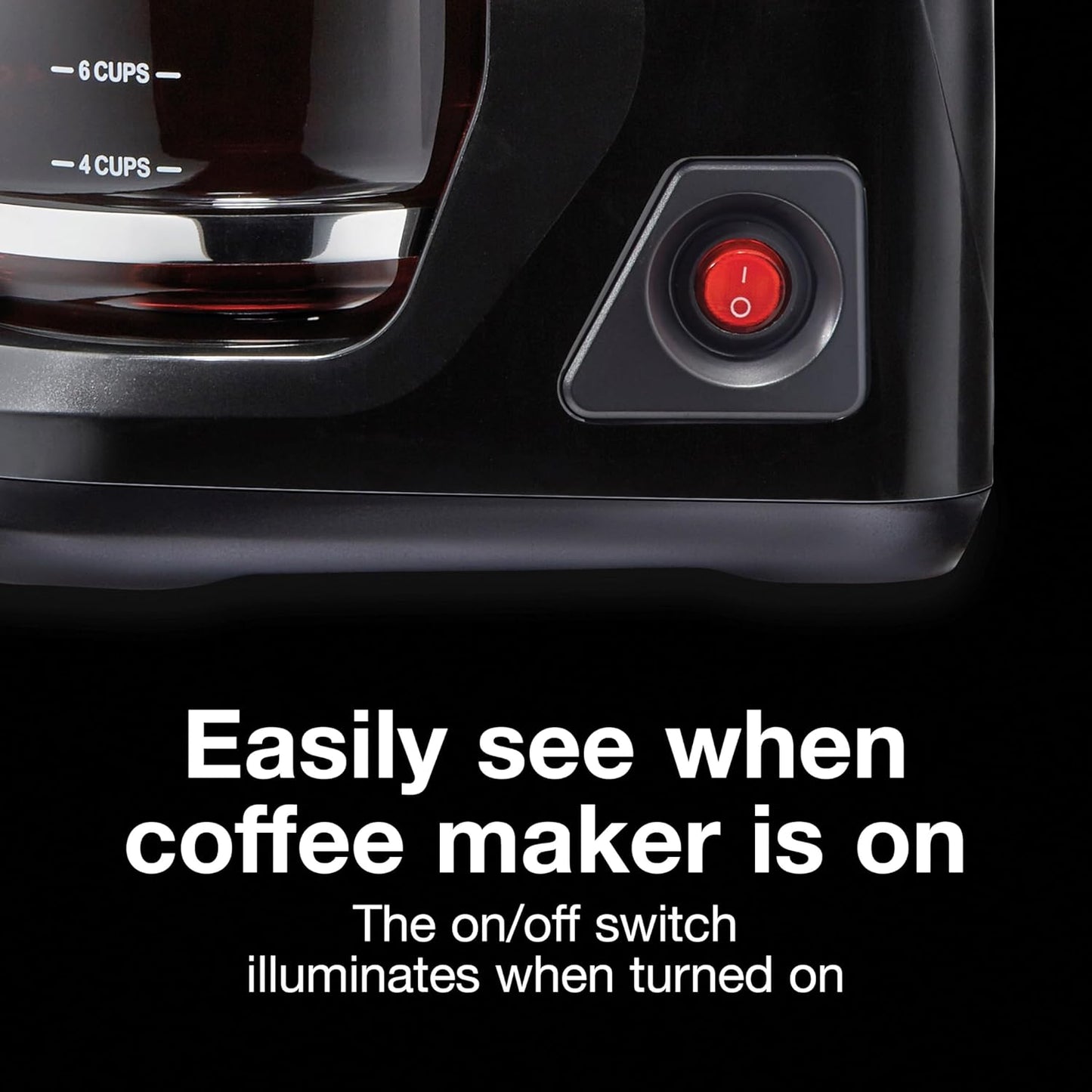 Compact Coffee Maker, Black