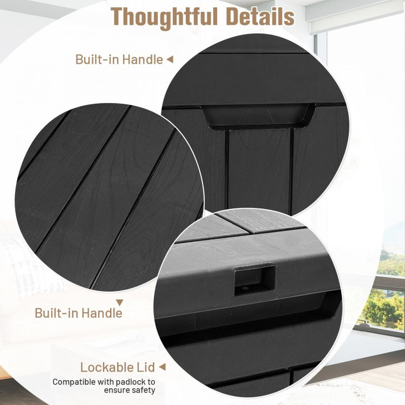 30-Gallon Outdoor Storage Bench and Seating Solution