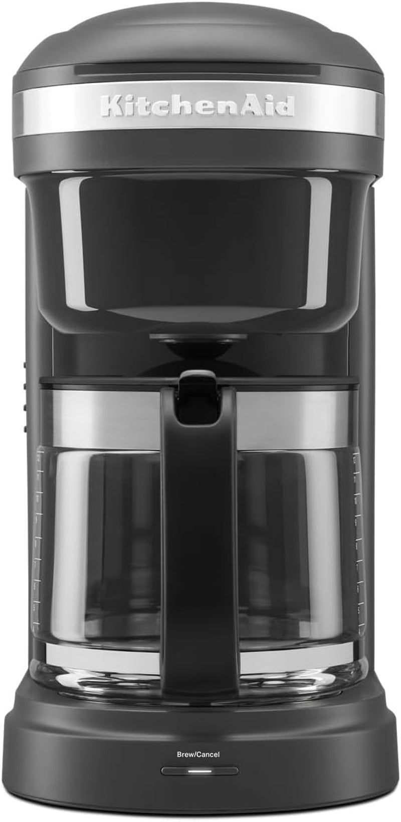 12 Cup Drip Coffee Maker with Spiral Showerhead, Matte Charcoal Grey, KCM1208DG