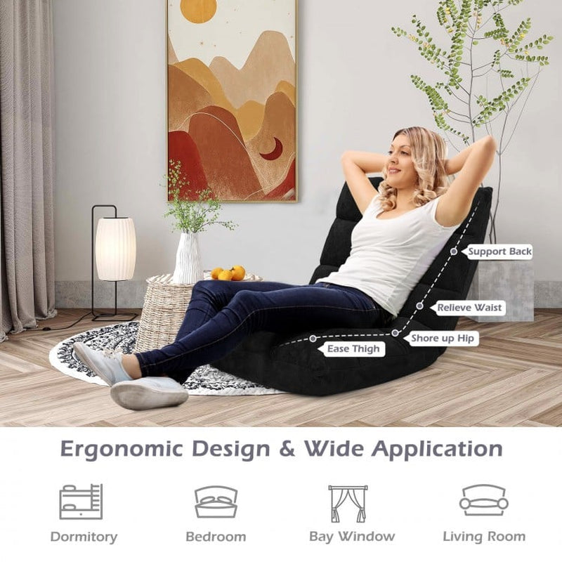 14-Position Adjustable Padded Floor Chair