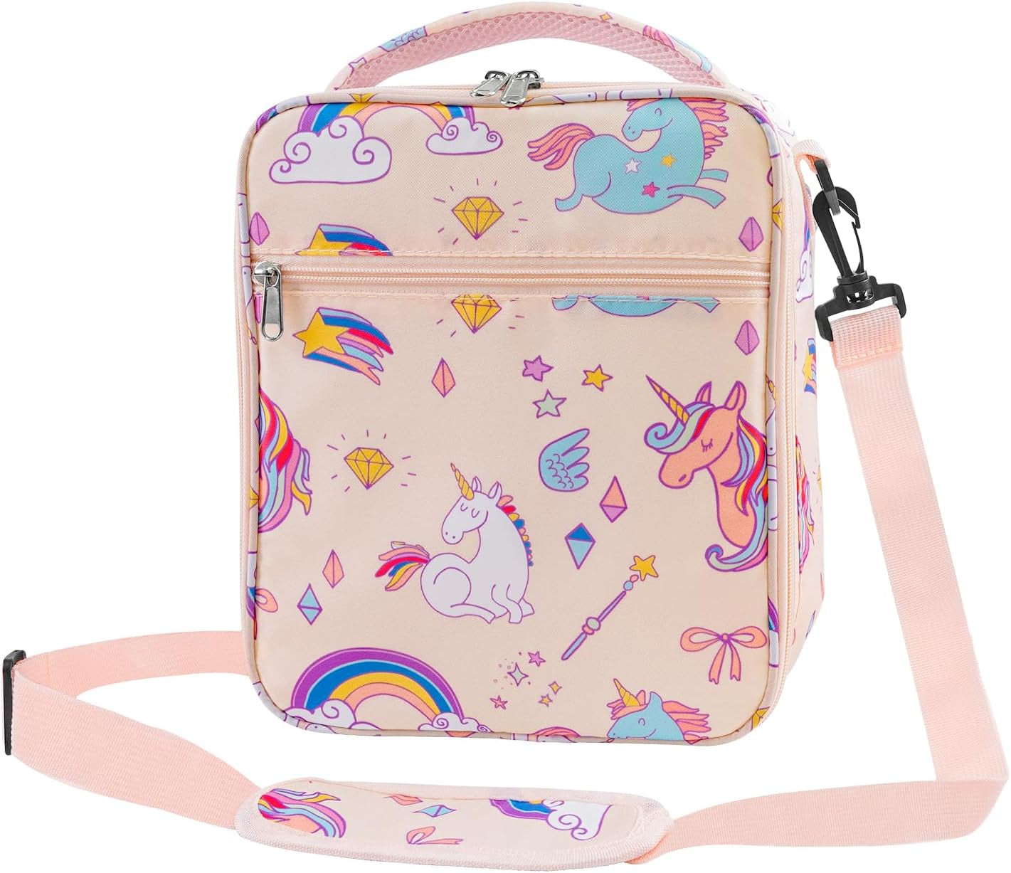 Insulated Lunch Bag for Kids - Portable Meal Tote, Ideal Back to School Gift for Boys and Girls, Water-Resistant Design