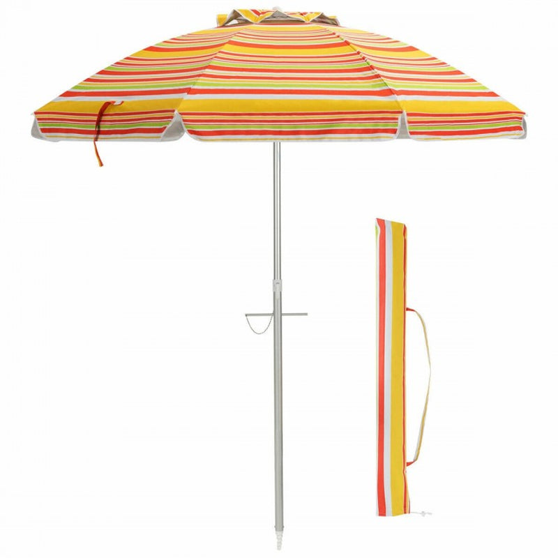 6.5-Foot Beach Umbrella with Carry Bag (Weight Base Not Included)