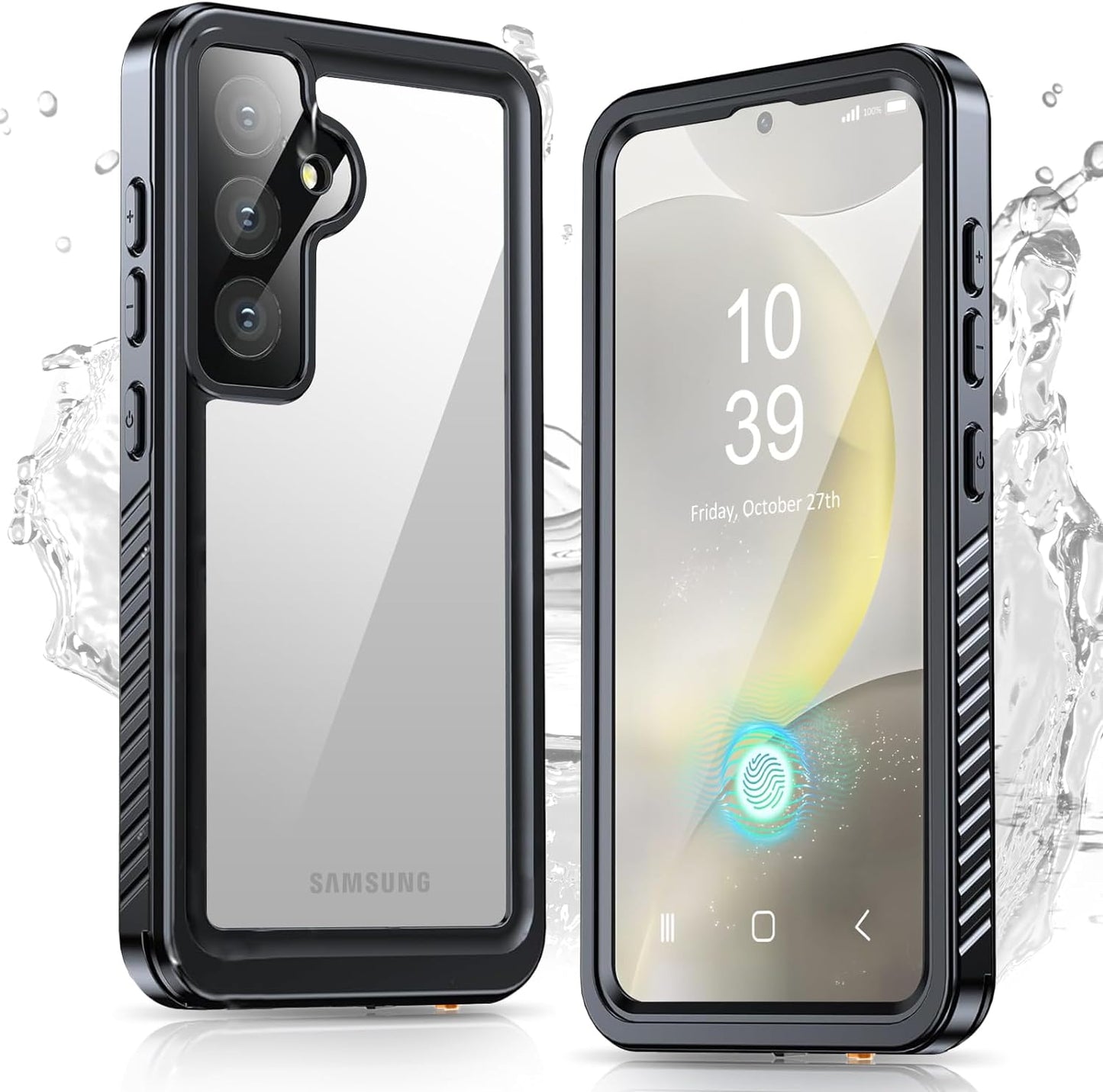 Waterproof Case for Galaxy S24 Ultra - IP68 Rated, Magnetic Kickstand, Lens and Drop Protection, Impact Resistant TPU+PC Design