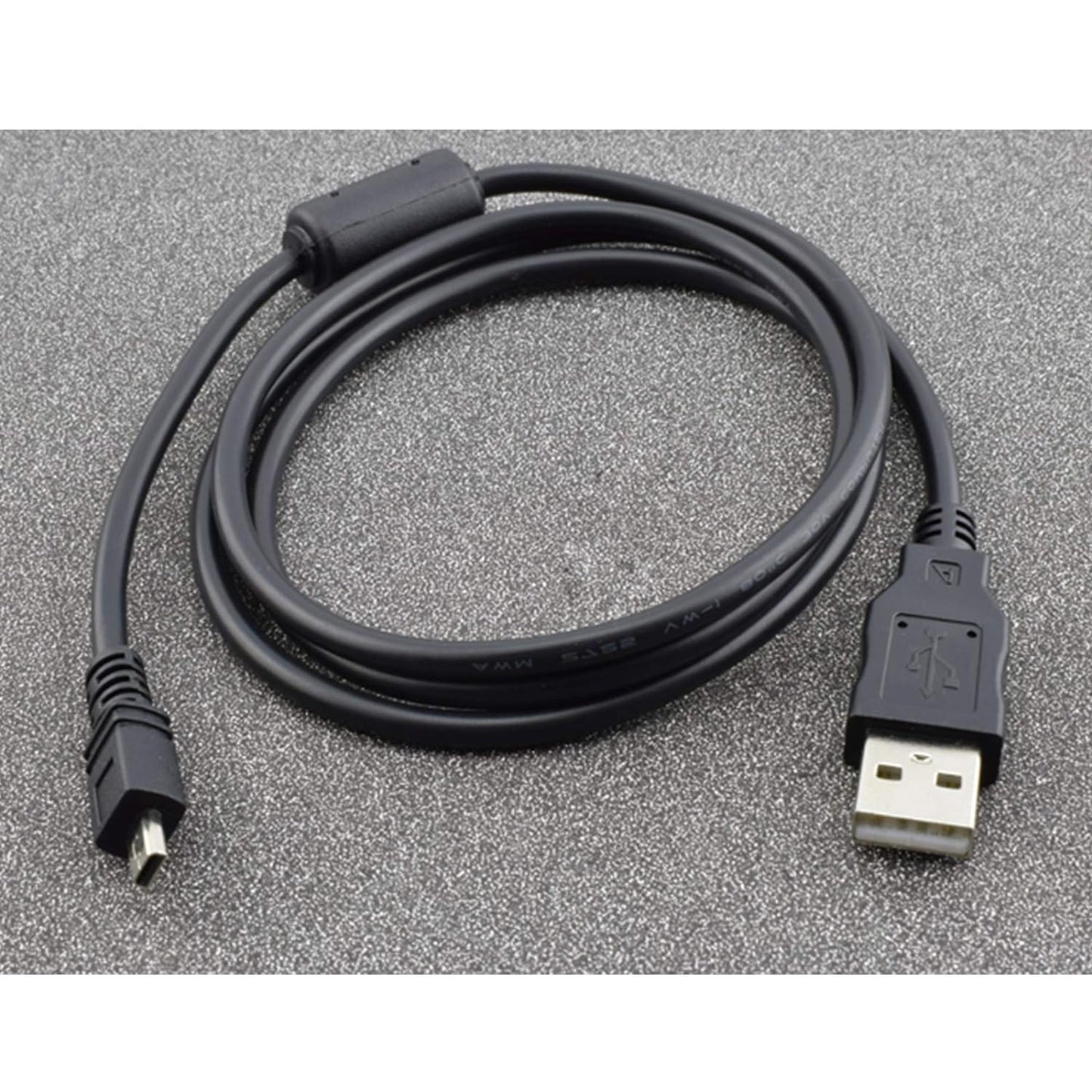 Replacement USB Data and Charging Cable for Panasonic Lumix Cameras (Black)