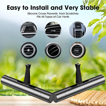 Set of 2 Custom Car Vent Diffusers with Three Personalized Aroma Sticks