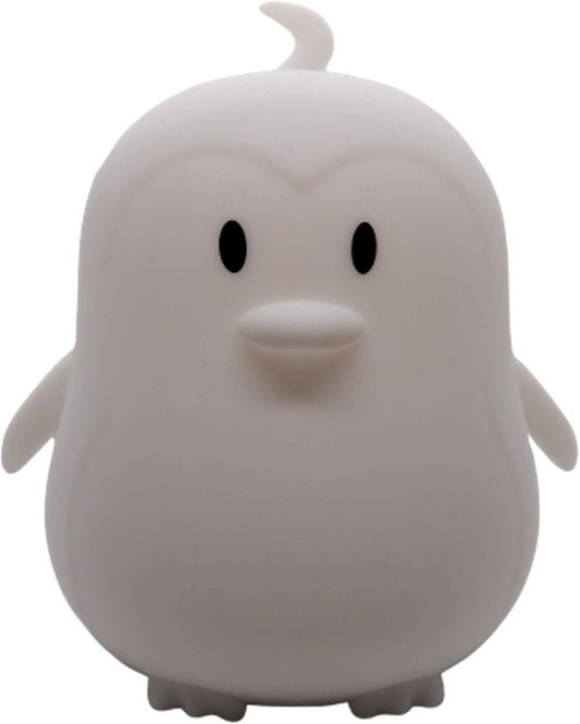 Squishy Lite Mallow Pets Penguin - Portable Night Light for Infants and Toddlers in White