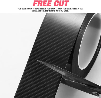 Car Door Entry Guard - Anti-Collision Adhesive Protector Tape for Door Sills, Rear Bumpers, Handles - Universal Fit  (2 x 394 Inches)